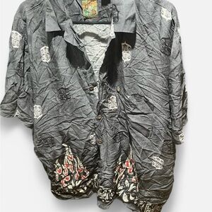 Men's Gray Graphic Shirt